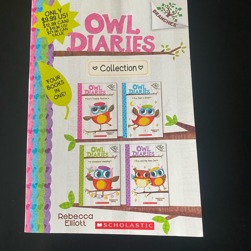 Scholastic Owl Diaries Book Set with Colorful Illustrations